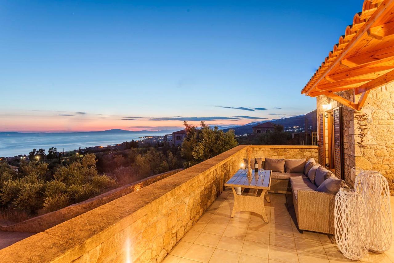 Mani Panoramic Seaviews - Luxury Summer Haven Lévktron Exterior foto