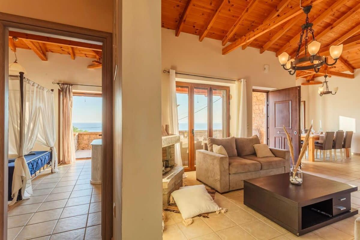 Mani Panoramic Seaviews - Luxury Summer Haven Lévktron Exterior foto