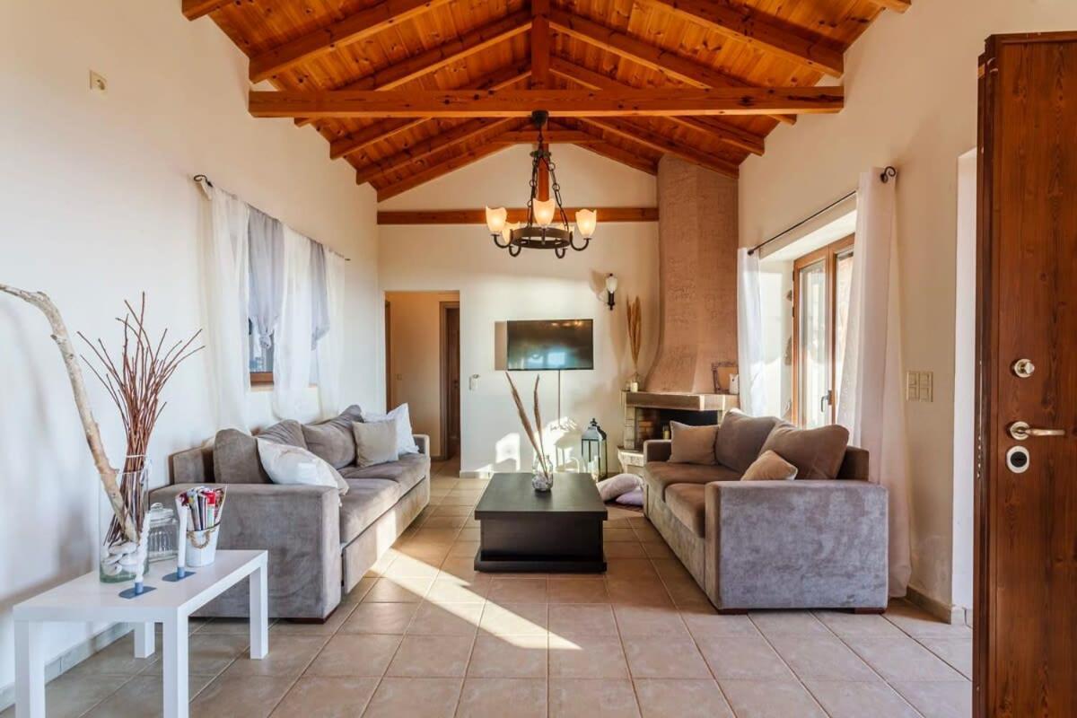 Mani Panoramic Seaviews - Luxury Summer Haven Lévktron Exterior foto
